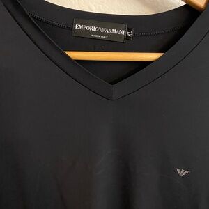 Armani Black Long Sleeve Shirt (XL)